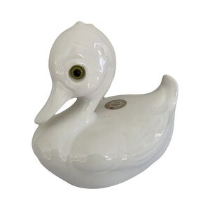 Canadian Pottery Duck Baby Duckling With Realistic Eyes